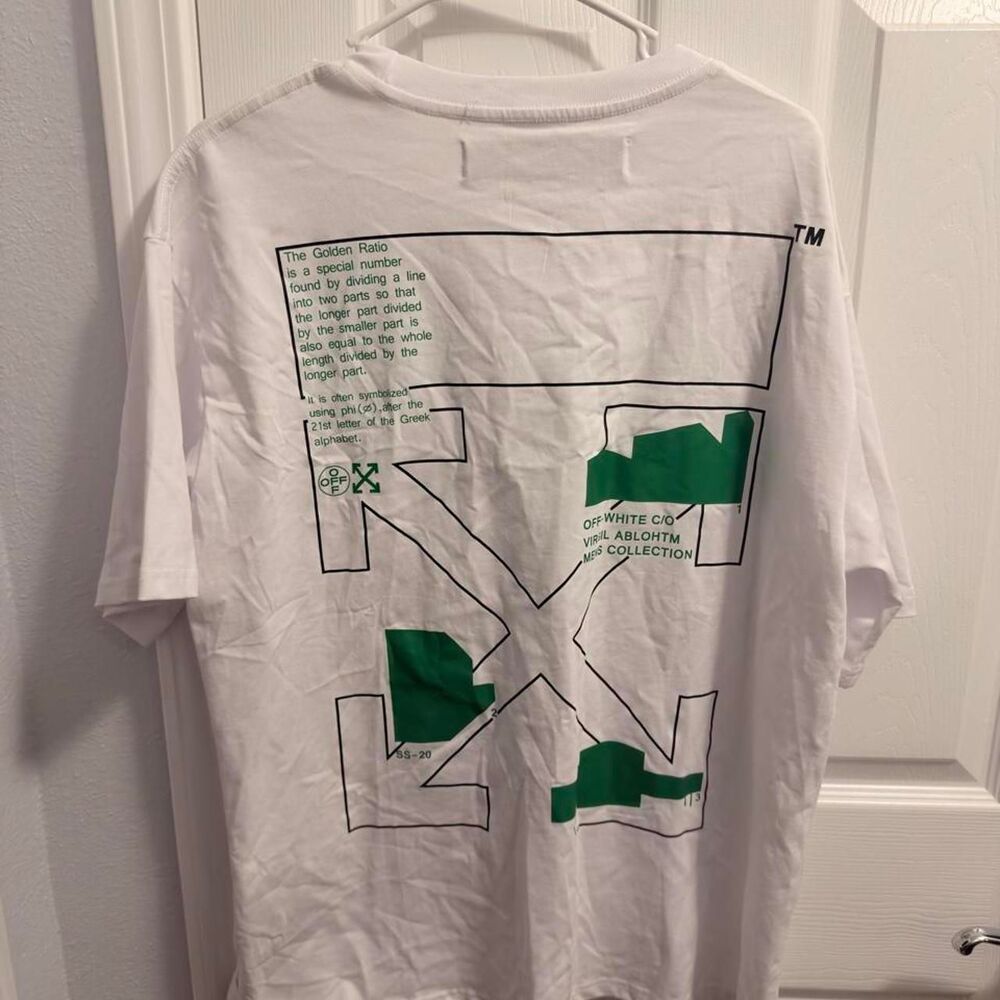 (2020) Off-White Golden Ratio Tee - Black - M (Replica)